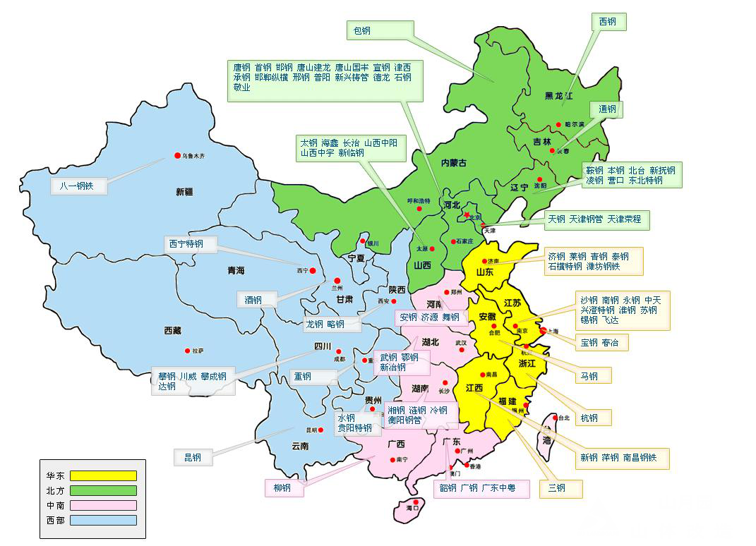 矿山分布情况